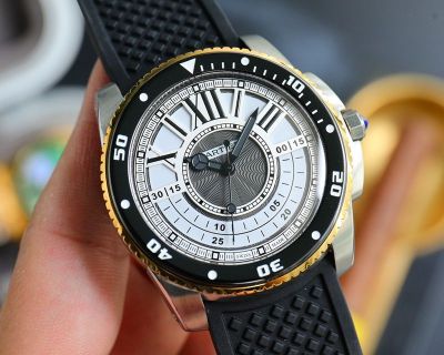 Cartier Calibre De Series 42MM 316L Steel Imported Automatic Movement Watch